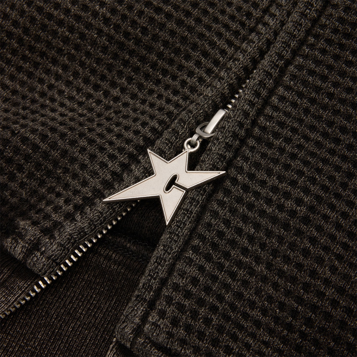 Carpet Company C-Star Double Zip Thermal Hoodie (Black)
