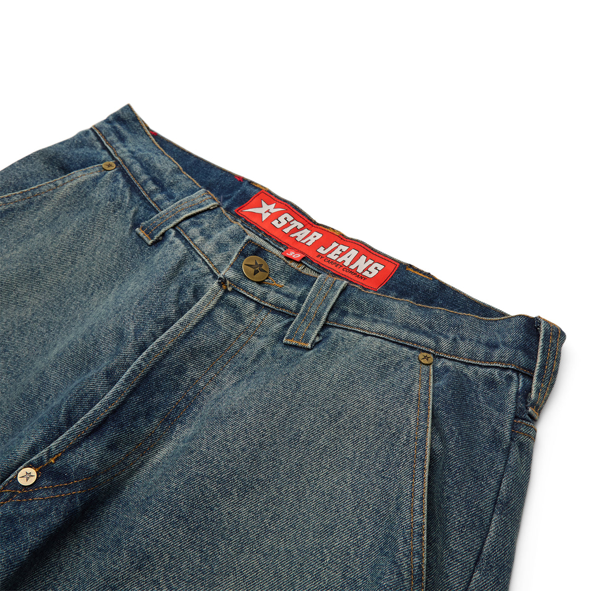 Carpet Company C-Star Double Knee Shorts (Blue)