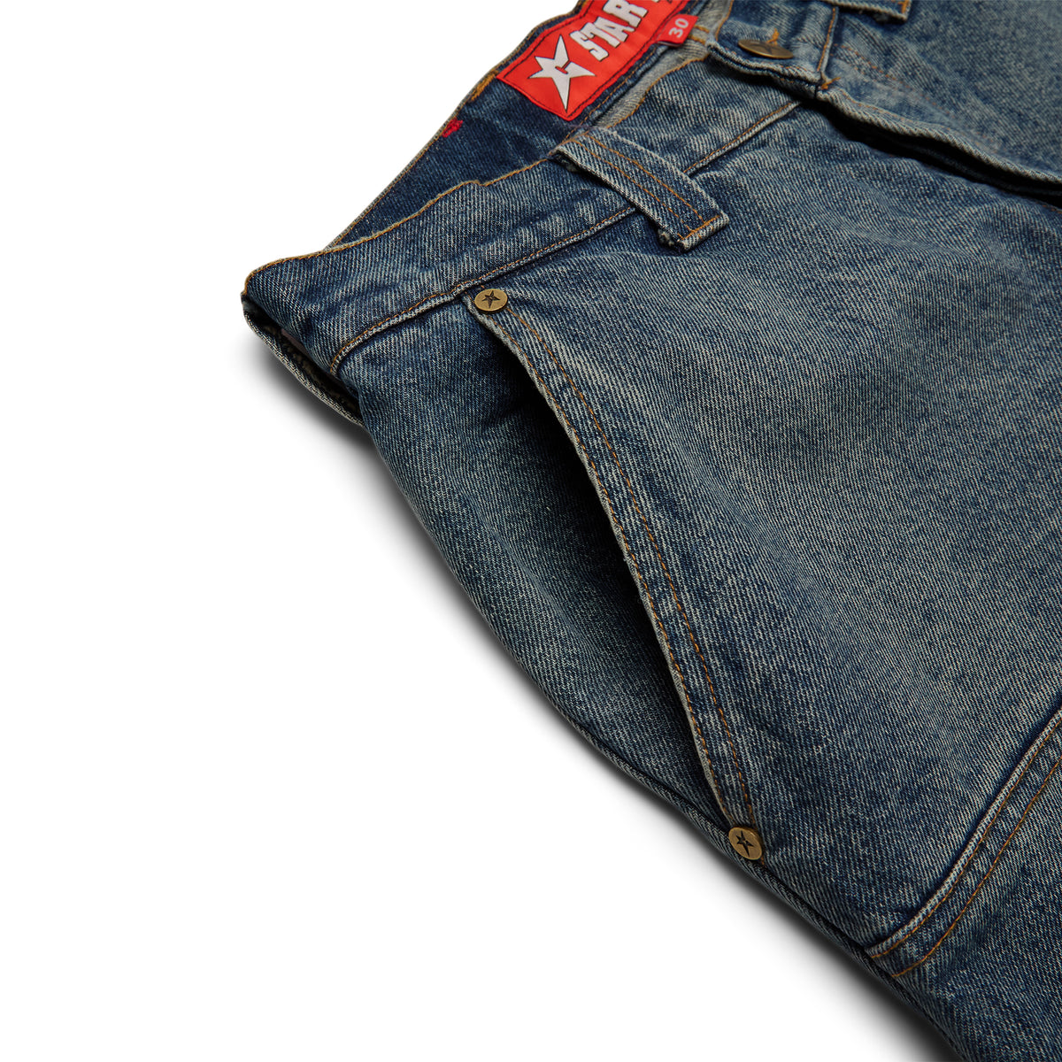 Carpet Company C-Star Double Knee Shorts (Blue)