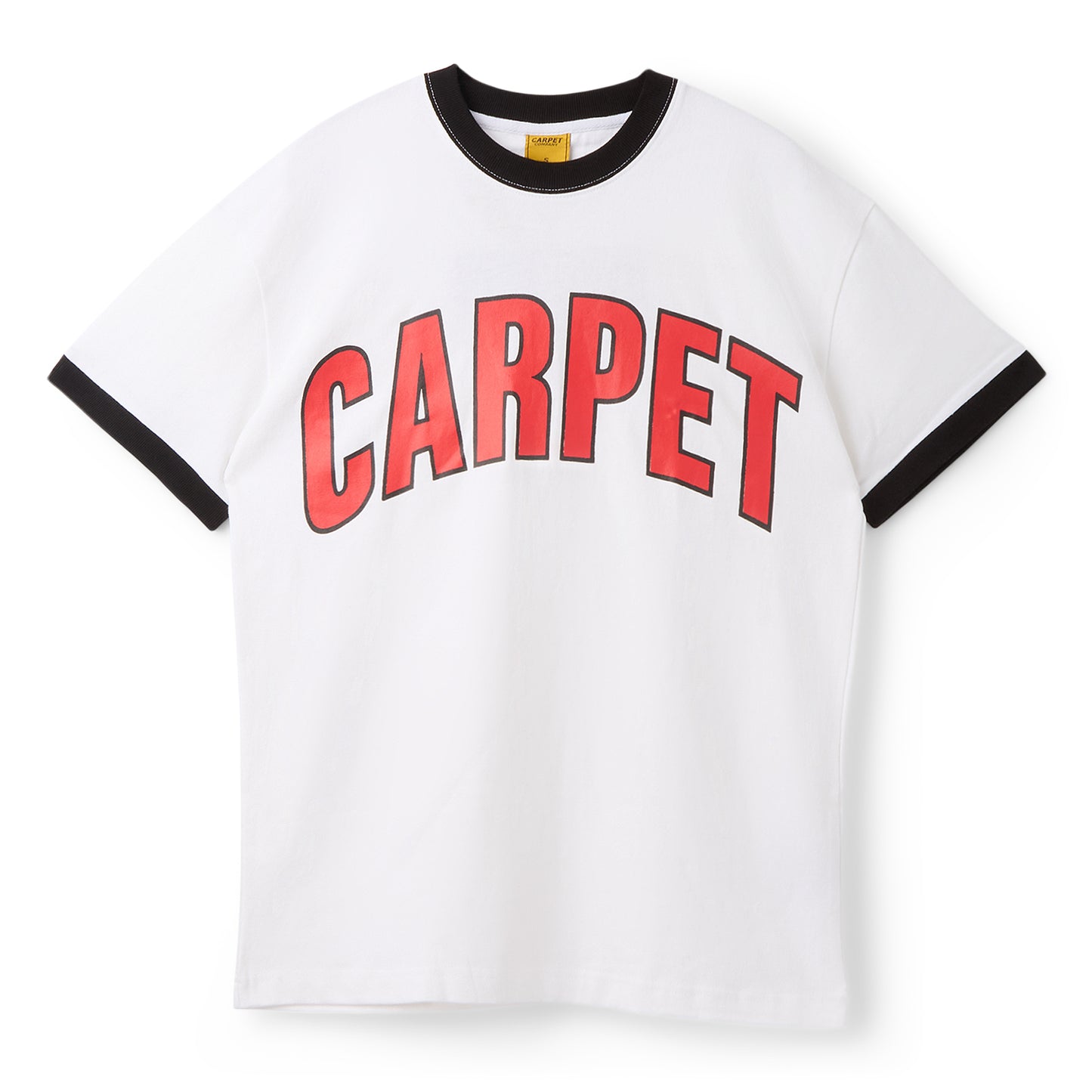 Carpet Company Varsity Ringer Tee (White)