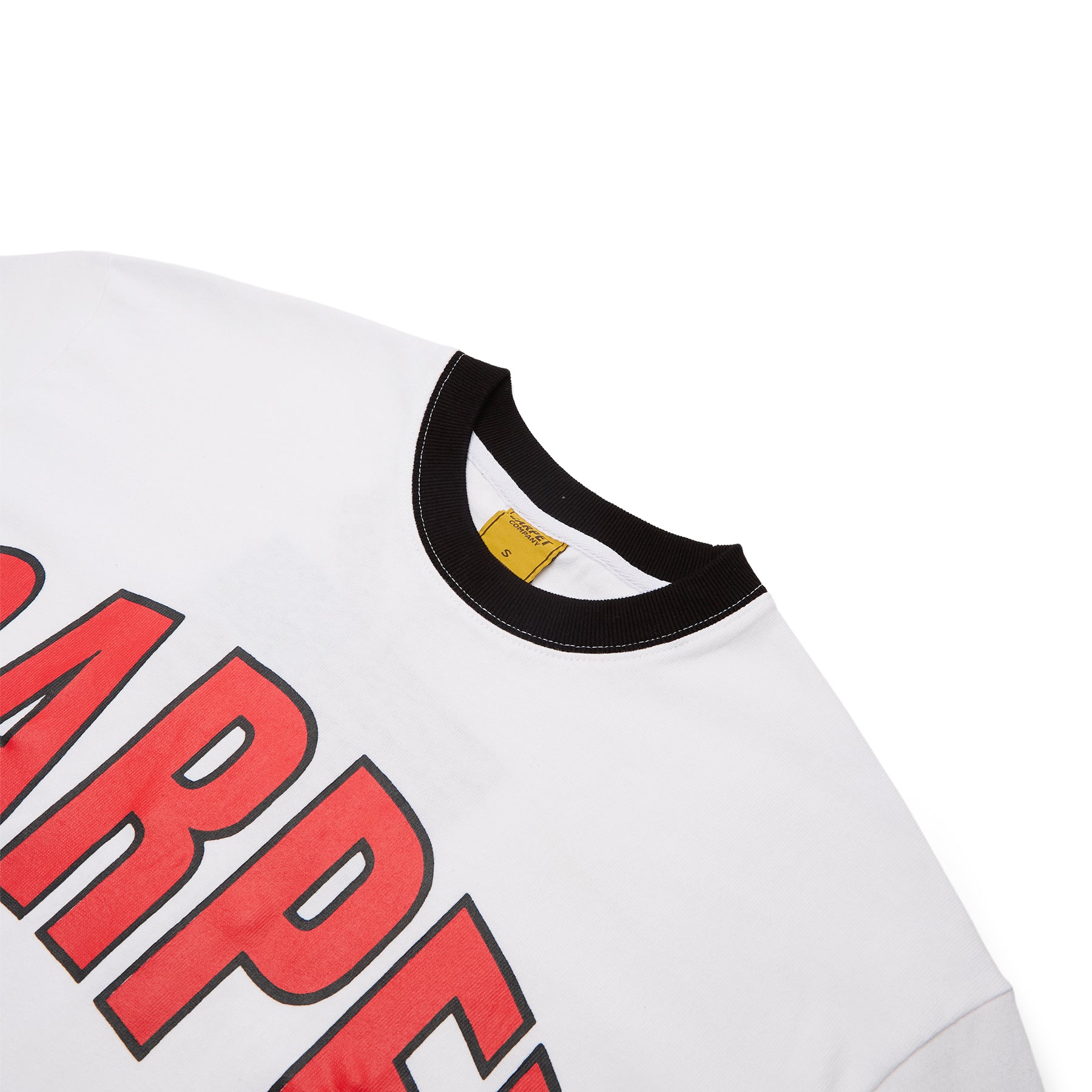 Carpet Company Varsity Ringer Tee (White)
