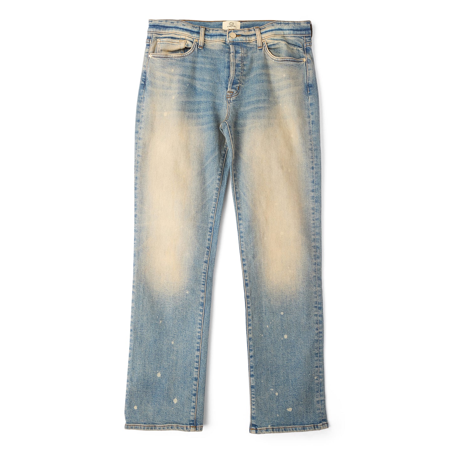 CNCPTS Splatter Denim Pant (Washed Indigo)