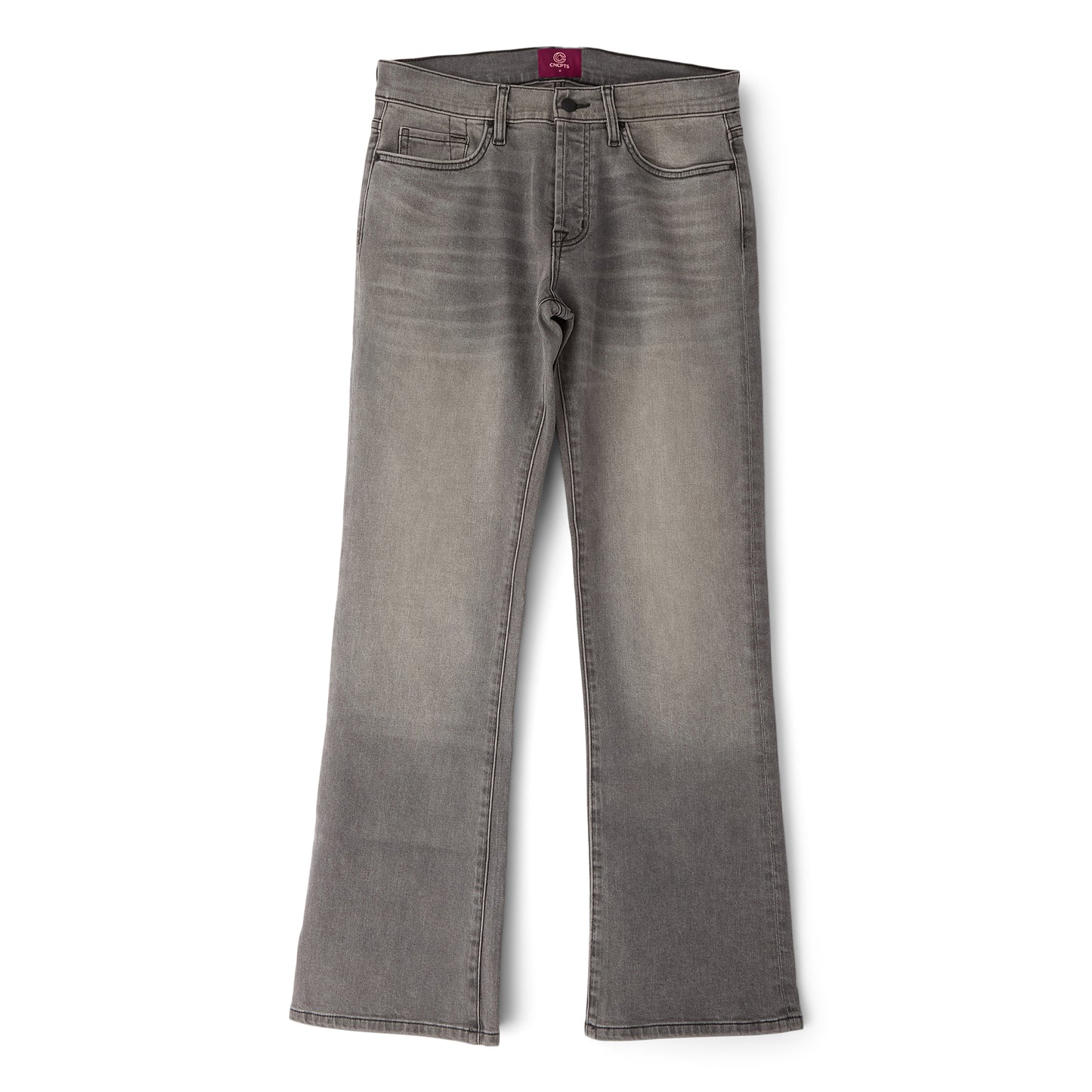 CNCPTS Coated Straight Denim (Black/Grey)