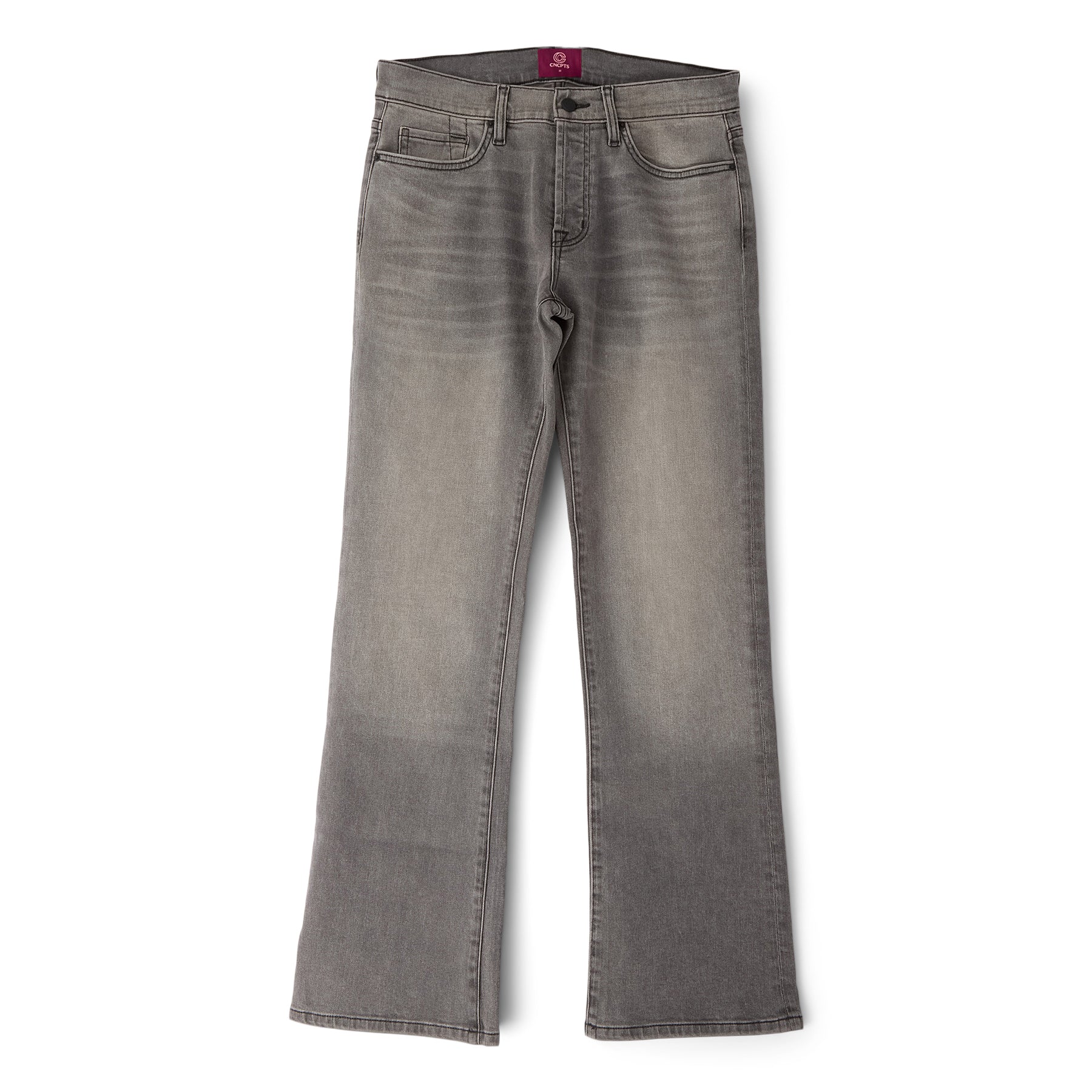 CNCPTS Coated Straight Denim (Black/Grey)