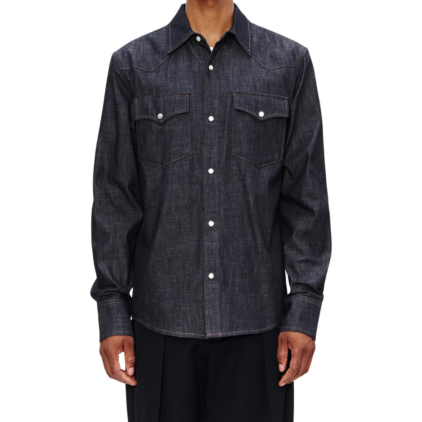 A.P.C. Western Shirt (Dark Indigo)