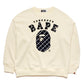 Concepts x BAPE Crewneck Relaxed (Ivory)