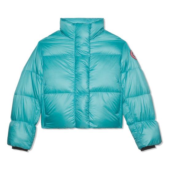 Canada Goose Womens Cypress Cropped Puffer (Boulevard Blue)