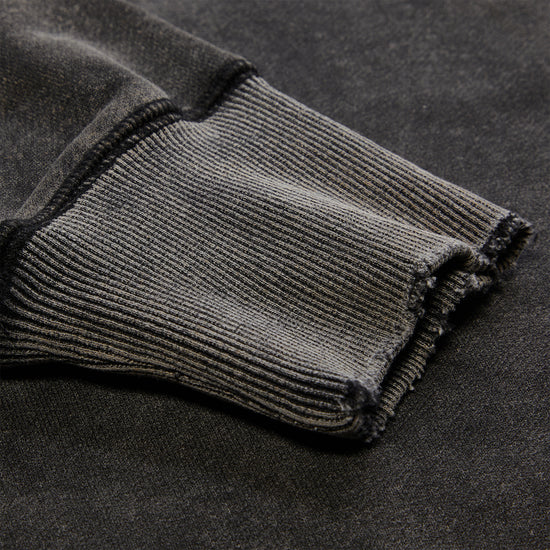 Carpet Company Freyed Sweater (Washed Black)