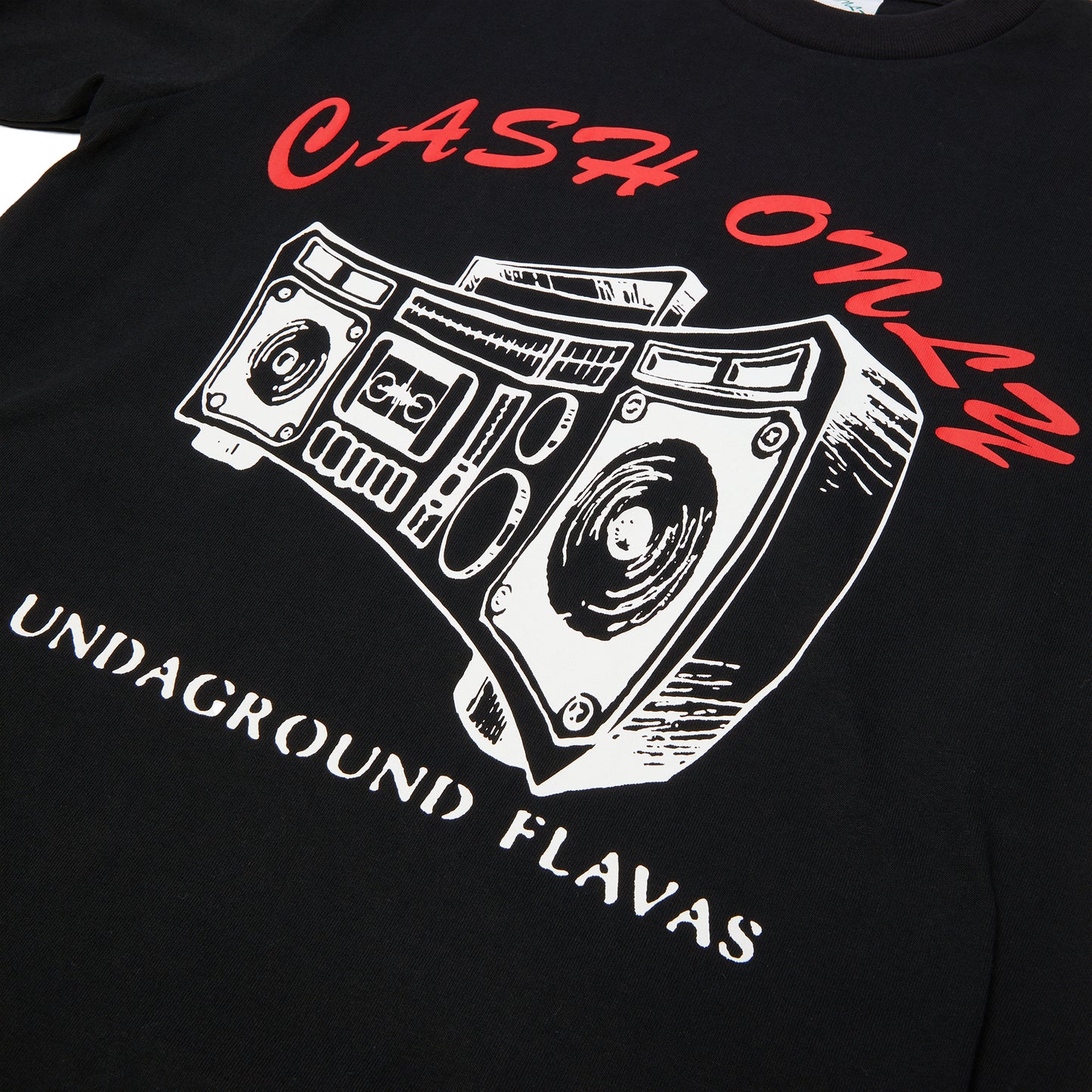 Cash Only Boombox Tee (Black)