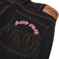 Cash Only Logo Baggy Denim Jeans (Washed Black)