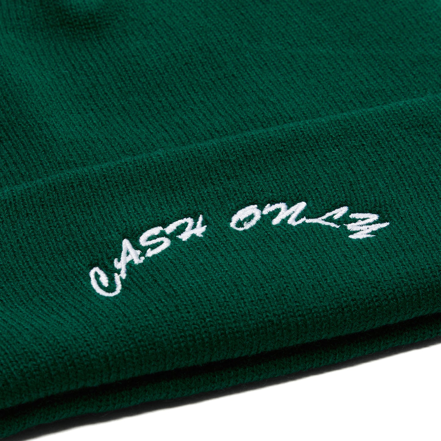 Cash Only Logo Beanie (Forest)