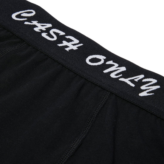 Cash Only Logo Boxer Briefs (Black)