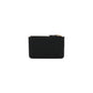 Cash Only Leather Zip Wallet (Black)