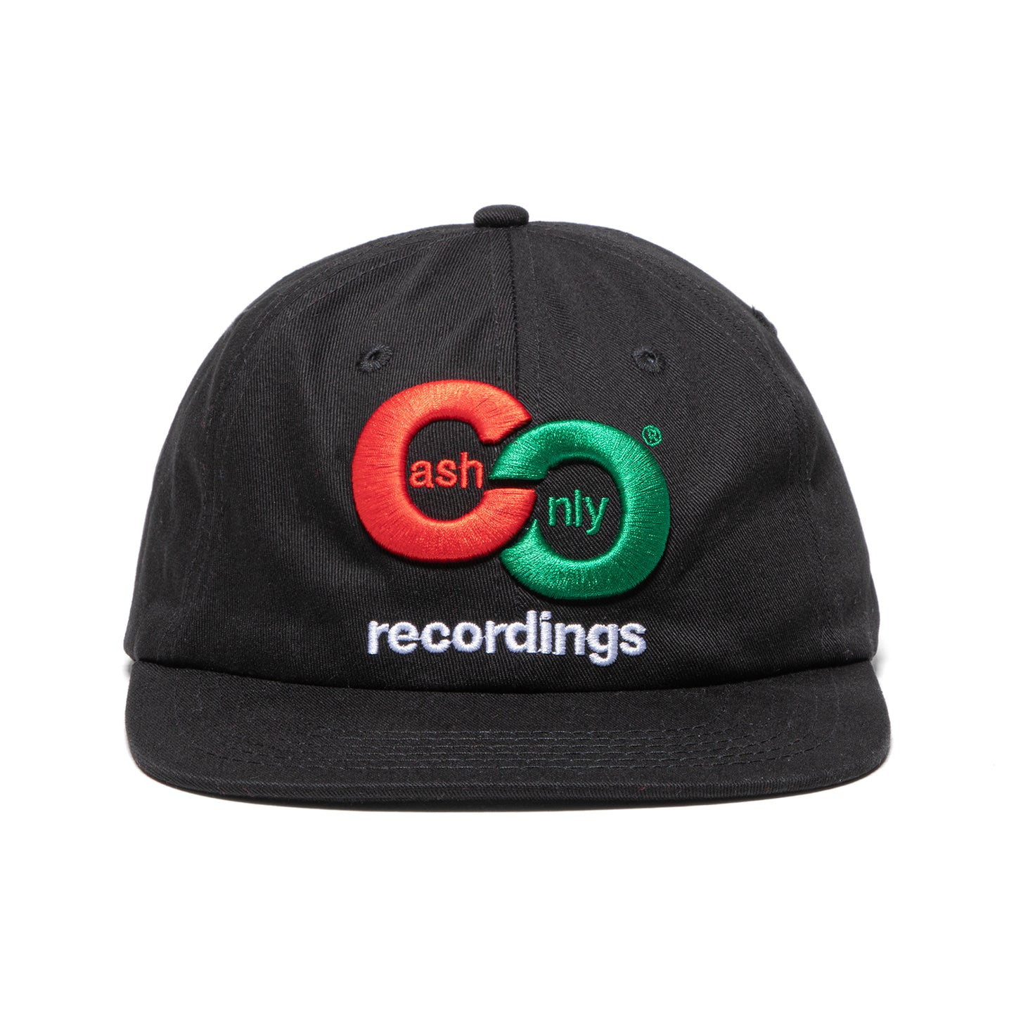 Cash Only Recordings 6 Panel Cap (Black)