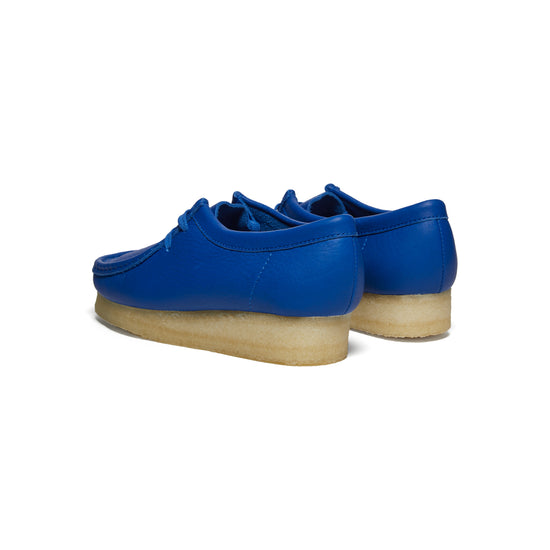Clarks Womens Wallabee (Bright Blue Leather)