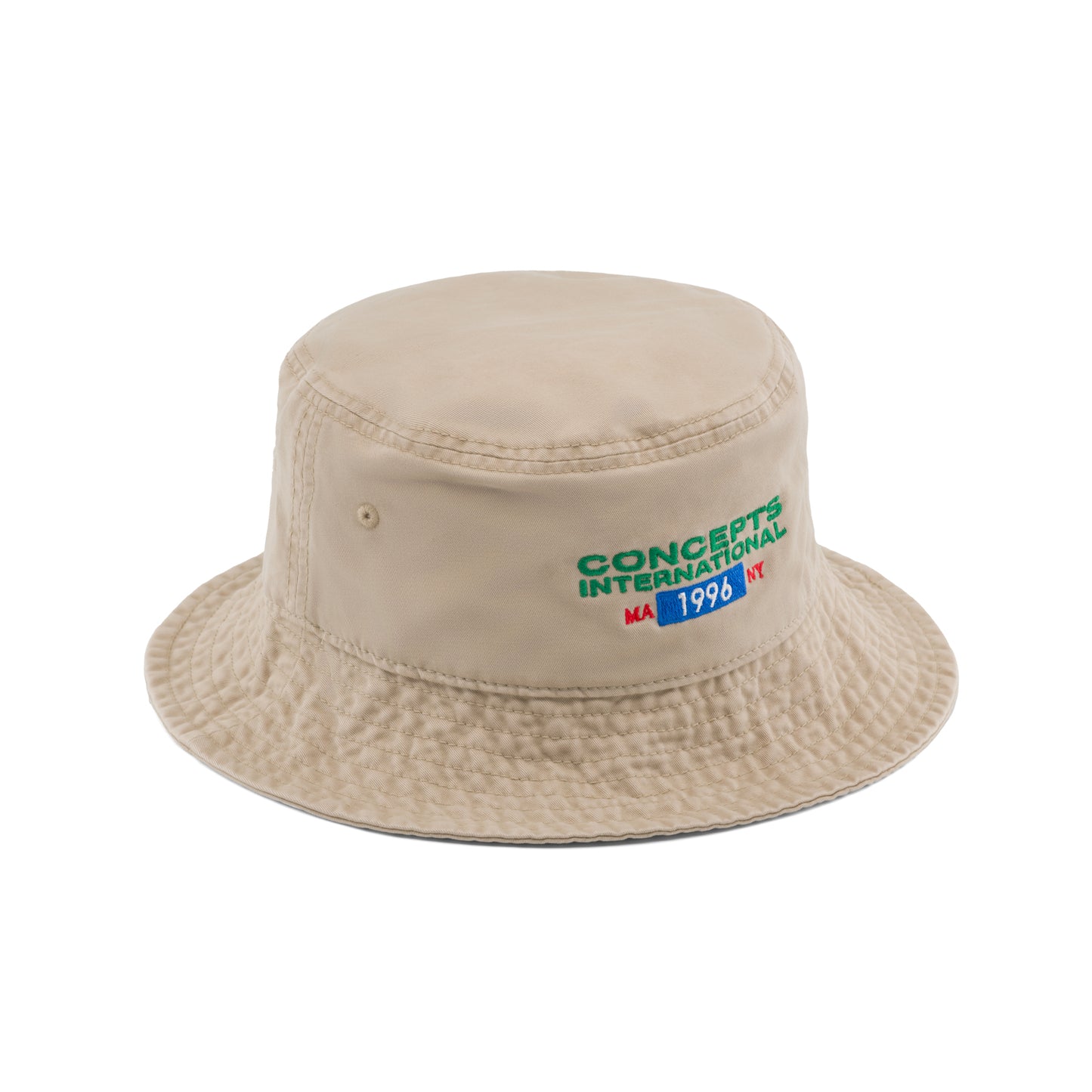 Concepts Intl 1996 Bucket Hat (Washed Taupe)