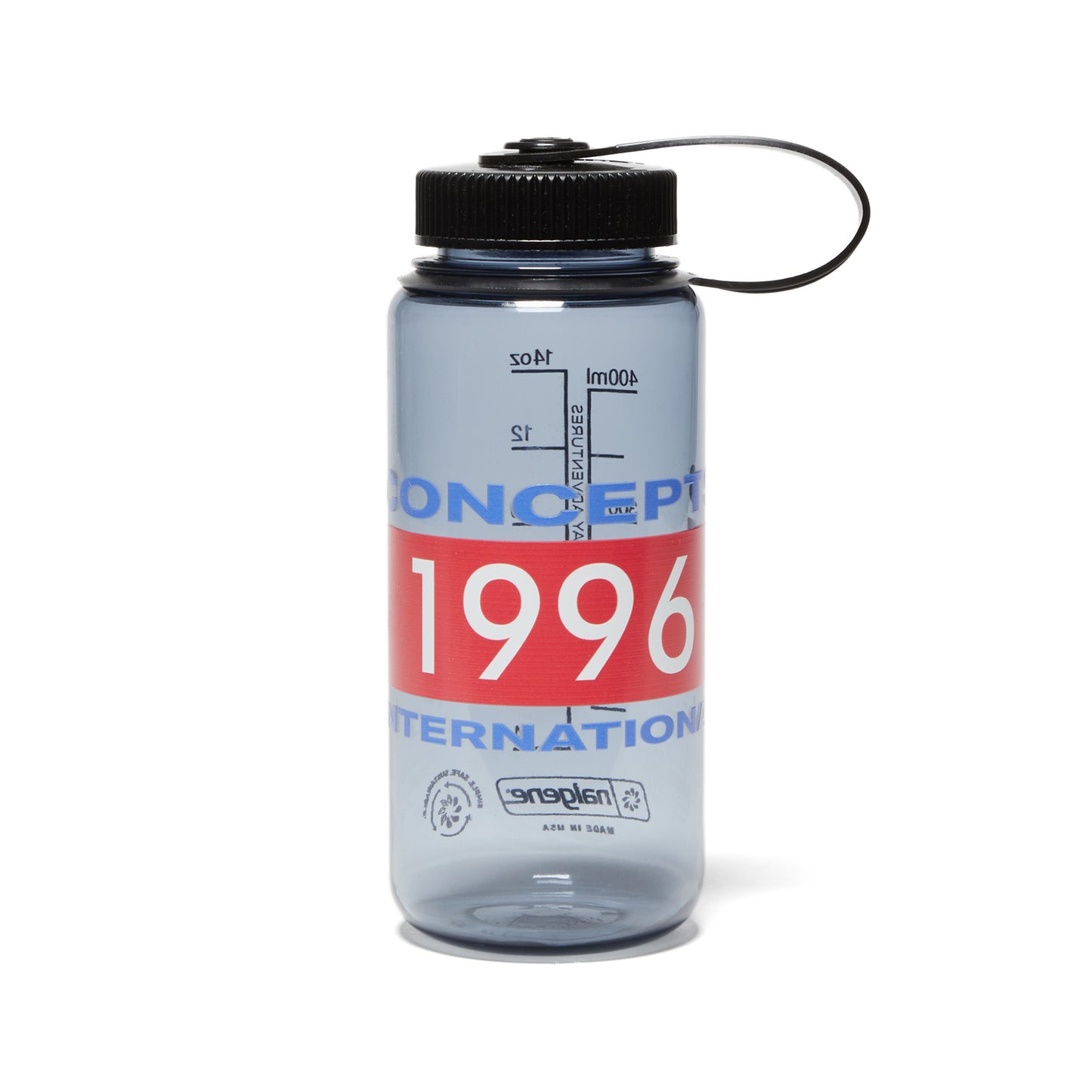 Concepts Intl 1996 Nalgene Bottle (Clear/Black)