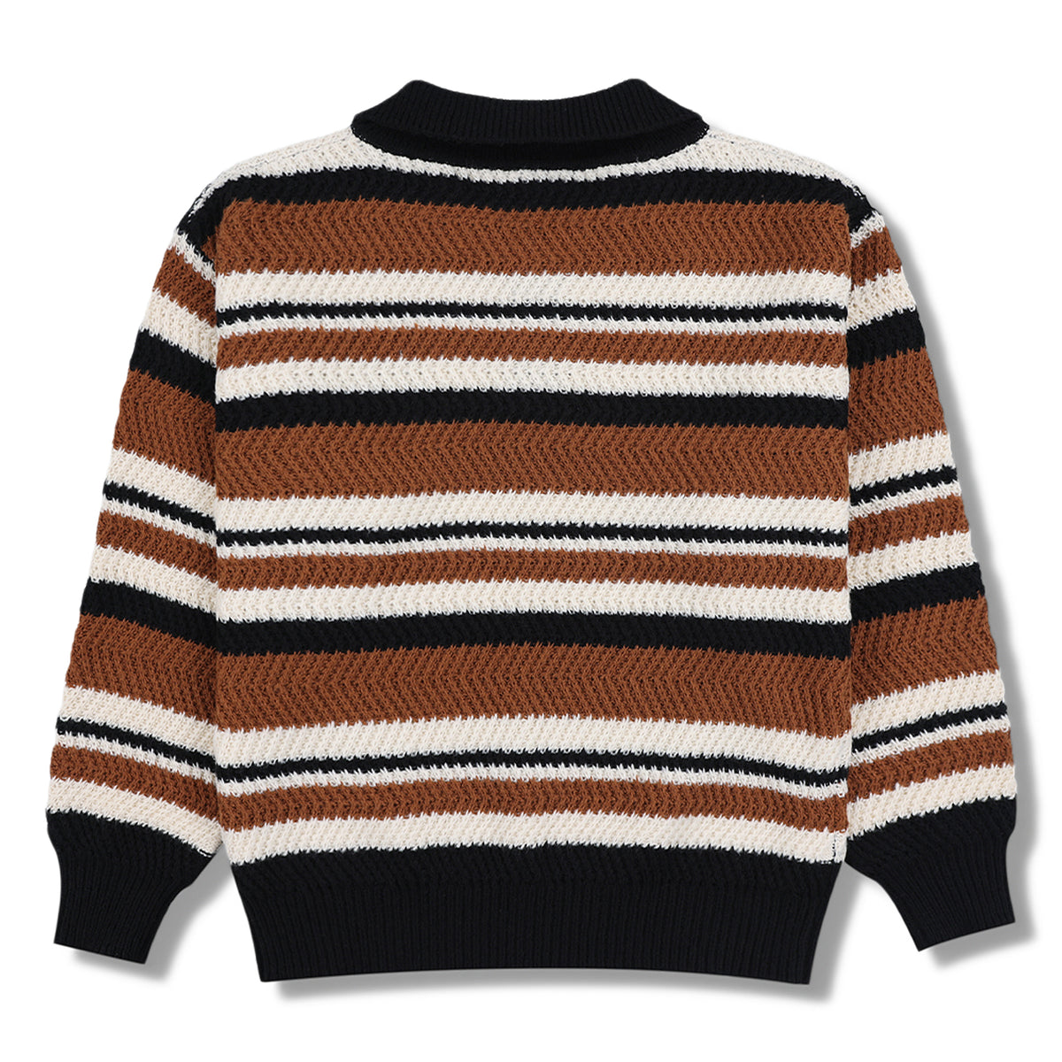 Pleasures Cooper Polo Sweater (Brown)