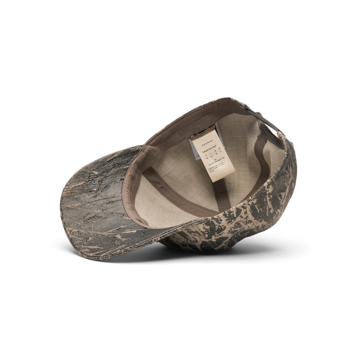 DRKSHDW DRKSHDW Baseball Cap (Black washed foil)