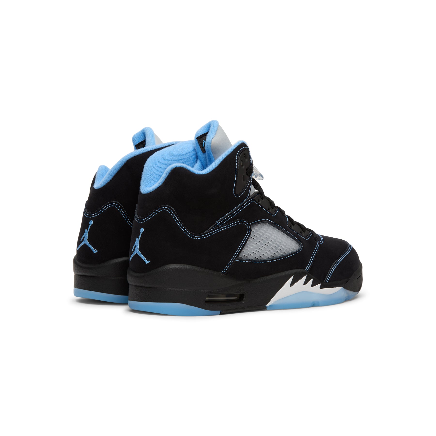 Air Jordan 5 Retro "Black Carolina" (Black/University Blue-White)