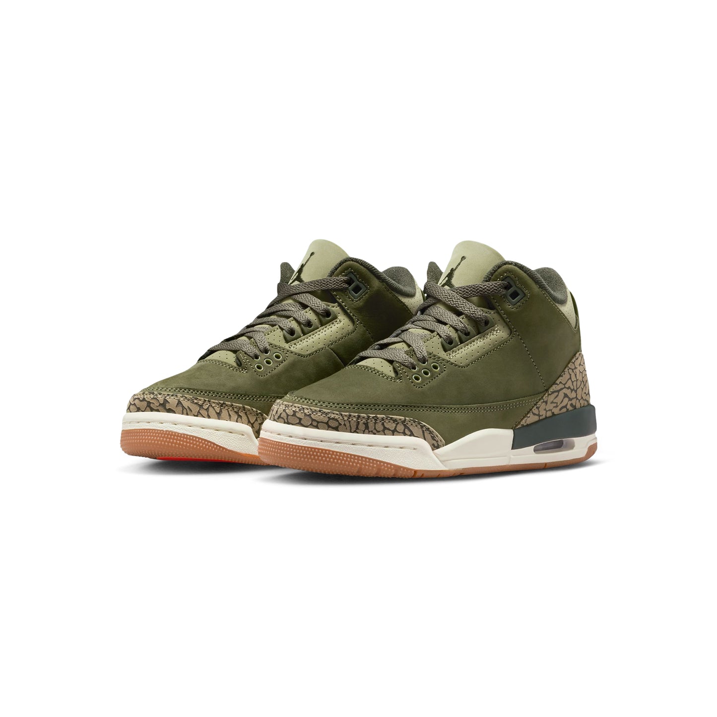 Air Jordan 3 Retro Kids (Medium Olive/Sequoia/Neutral Olive/Sail)