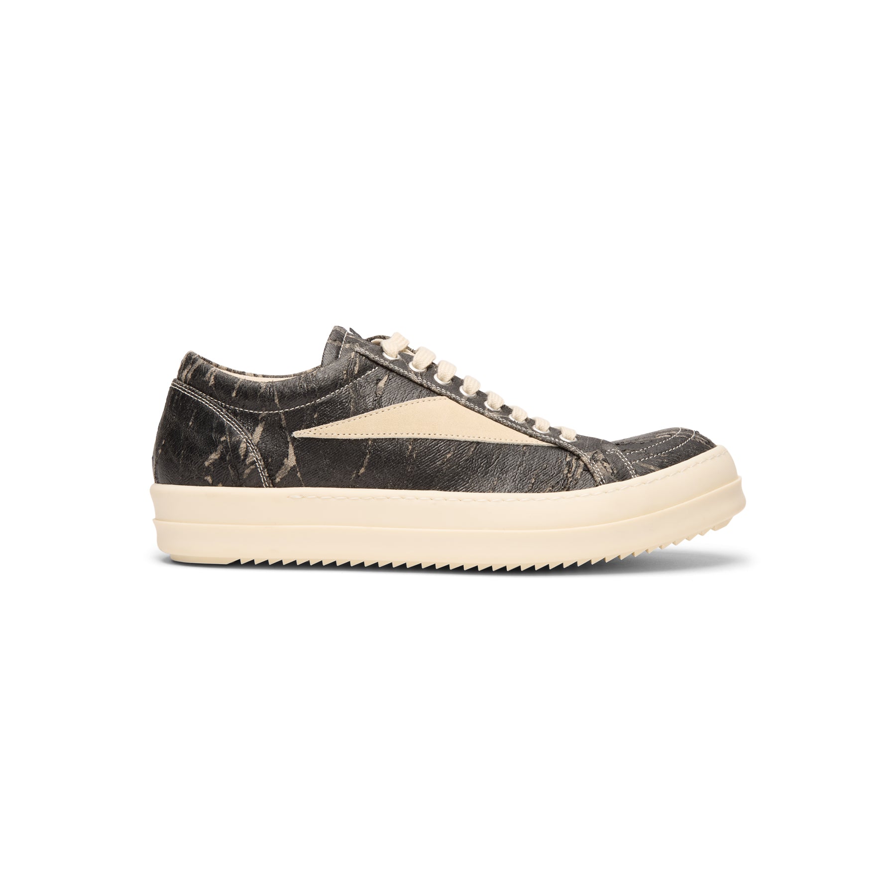 DRKSHDW DRKSHDW Vintage Sneaks (Black washed foil/Milk/Milk)