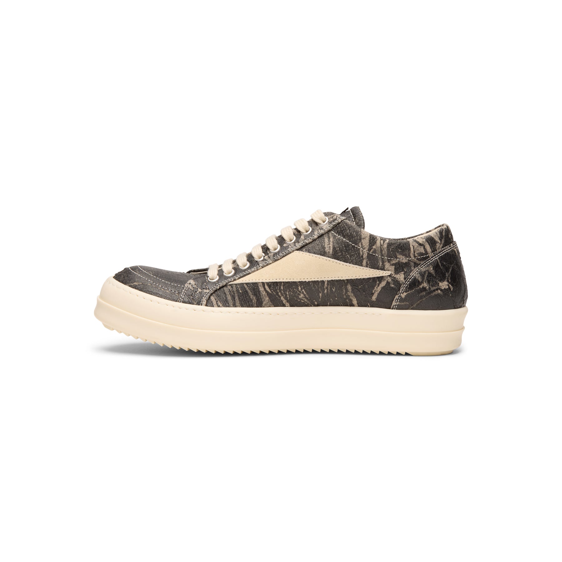 DRKSHDW DRKSHDW Vintage Sneaks (Black washed foil/Milk/Milk)