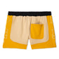 Diet Starts Monday French Terry Row Shorts (Tan/Yellow)