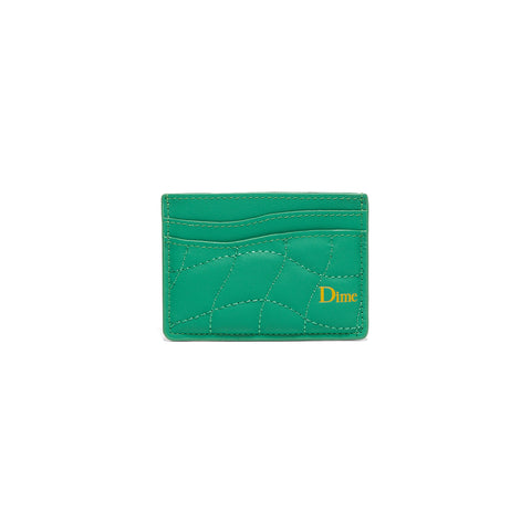 Dime Quilted Cardholder (Grass)