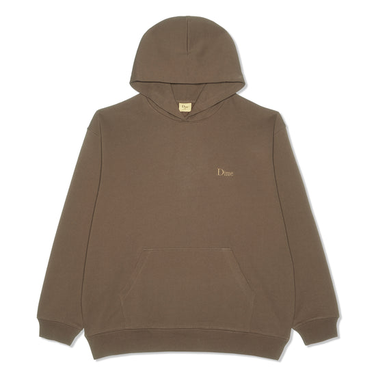 Dime Classic Small Logo Hoodie (Brown)