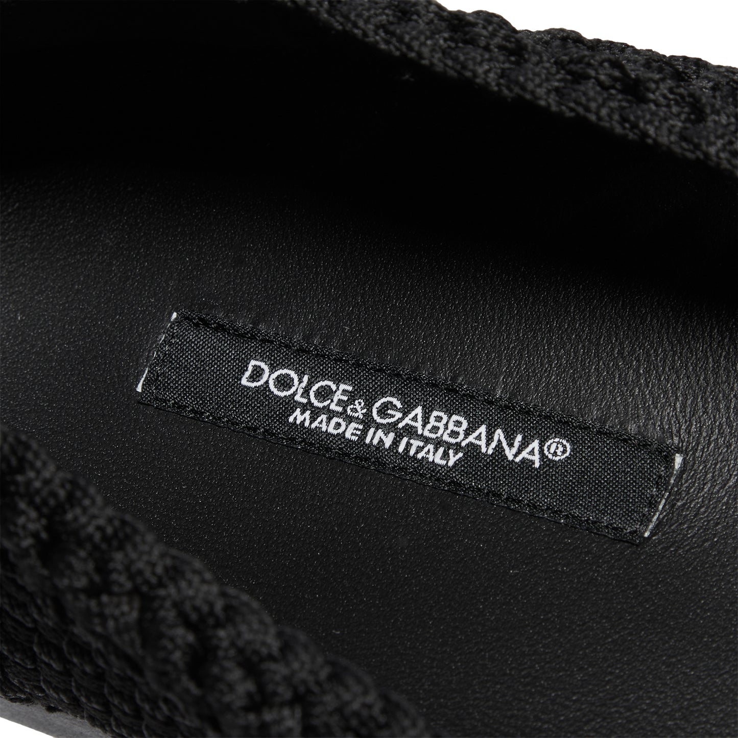 Dolce & Gabbana Slippers (Black)