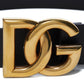 Dolce & Gabbana Logo Belt (Black/Gold)