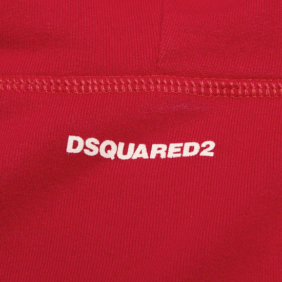 Dsquared2 Cool Fit Hoodie (Dark Red)