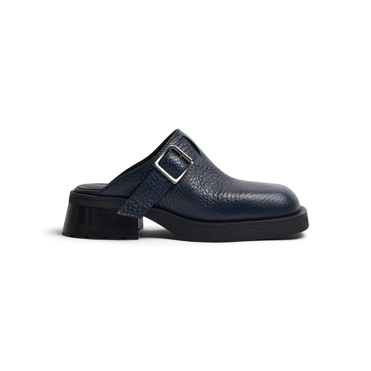 Miista Aroa Buckled Mules (Navy)