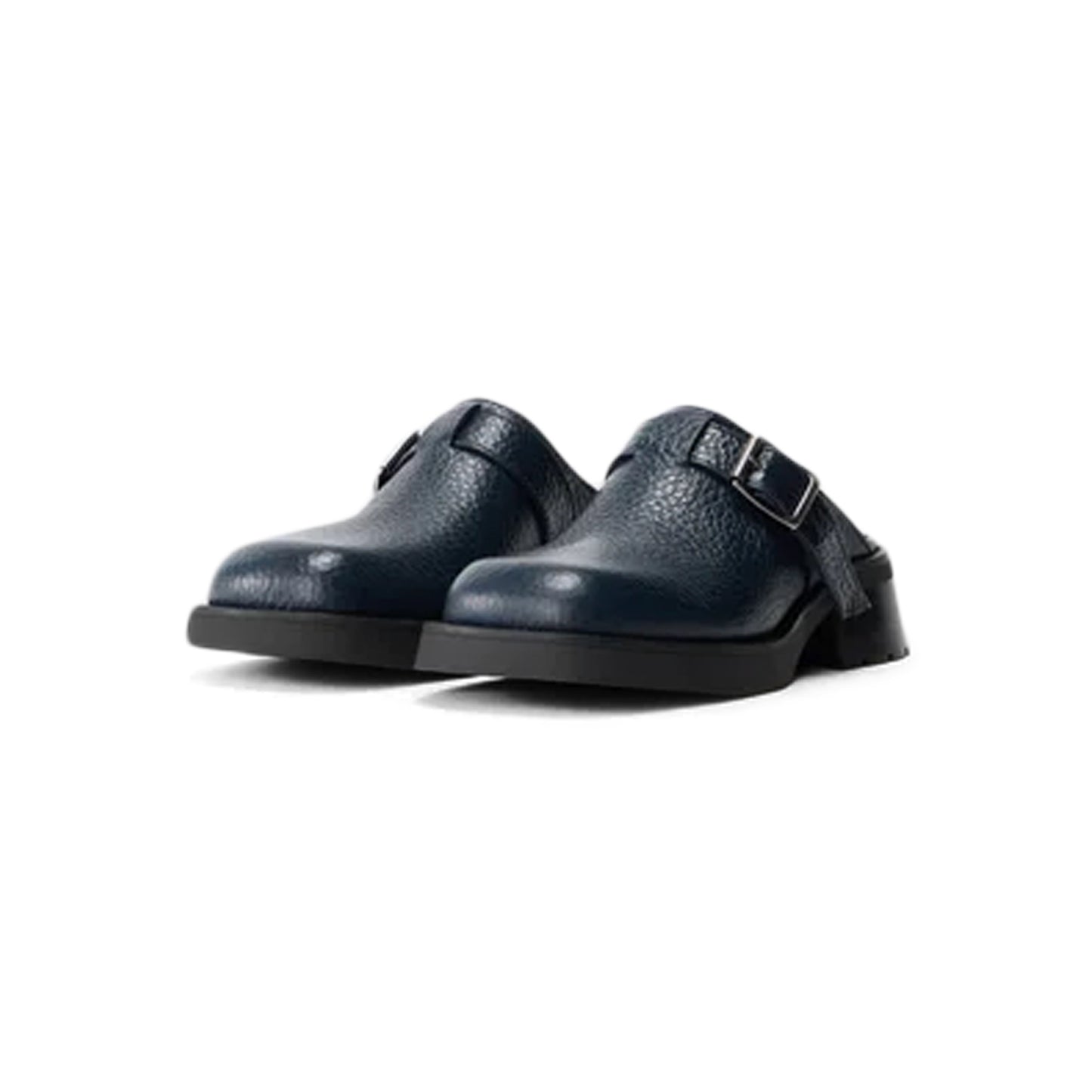 Miista Aroa Buckled Mules (Navy)