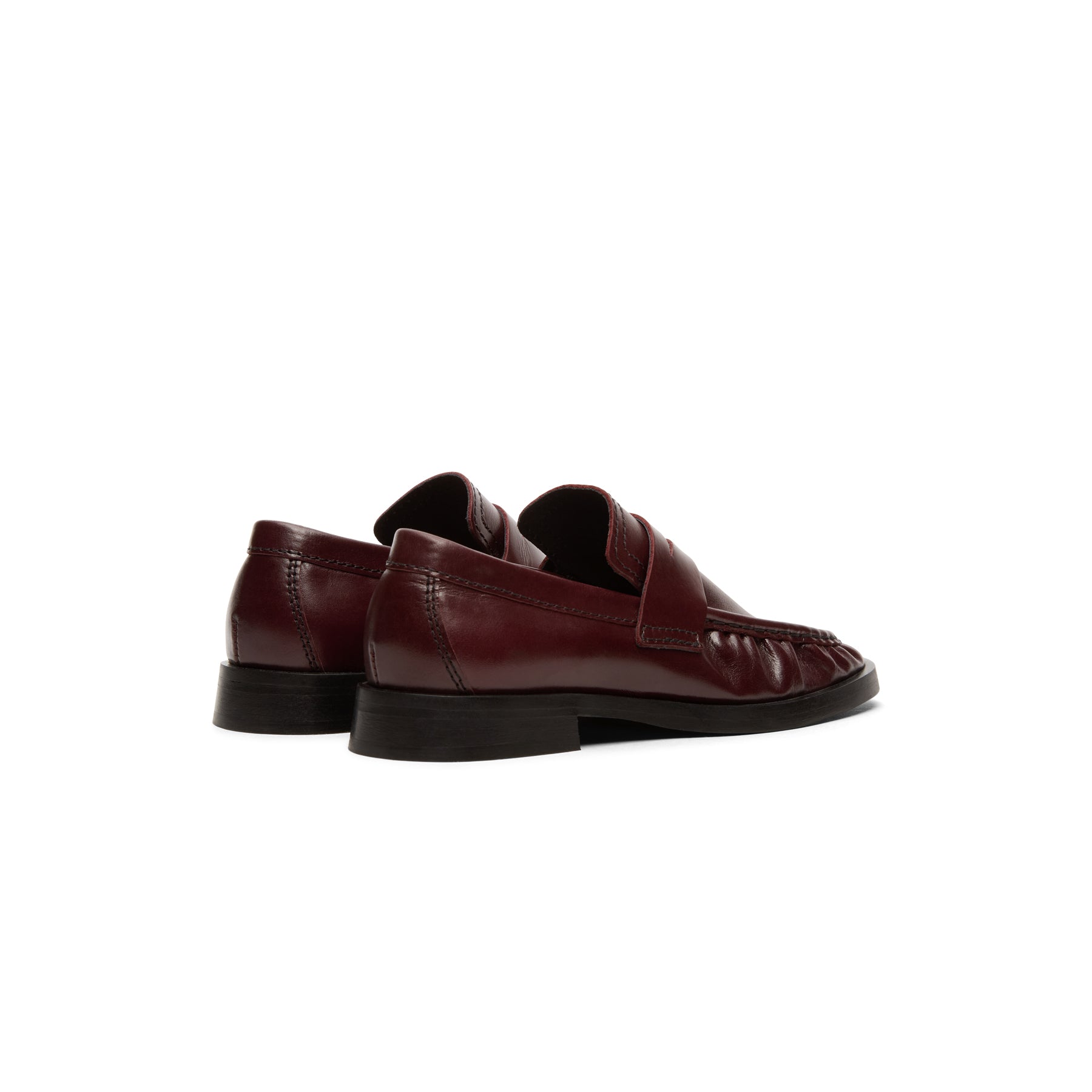 Miista Zita Burgundy Moccasin Loafers (Burgundy)