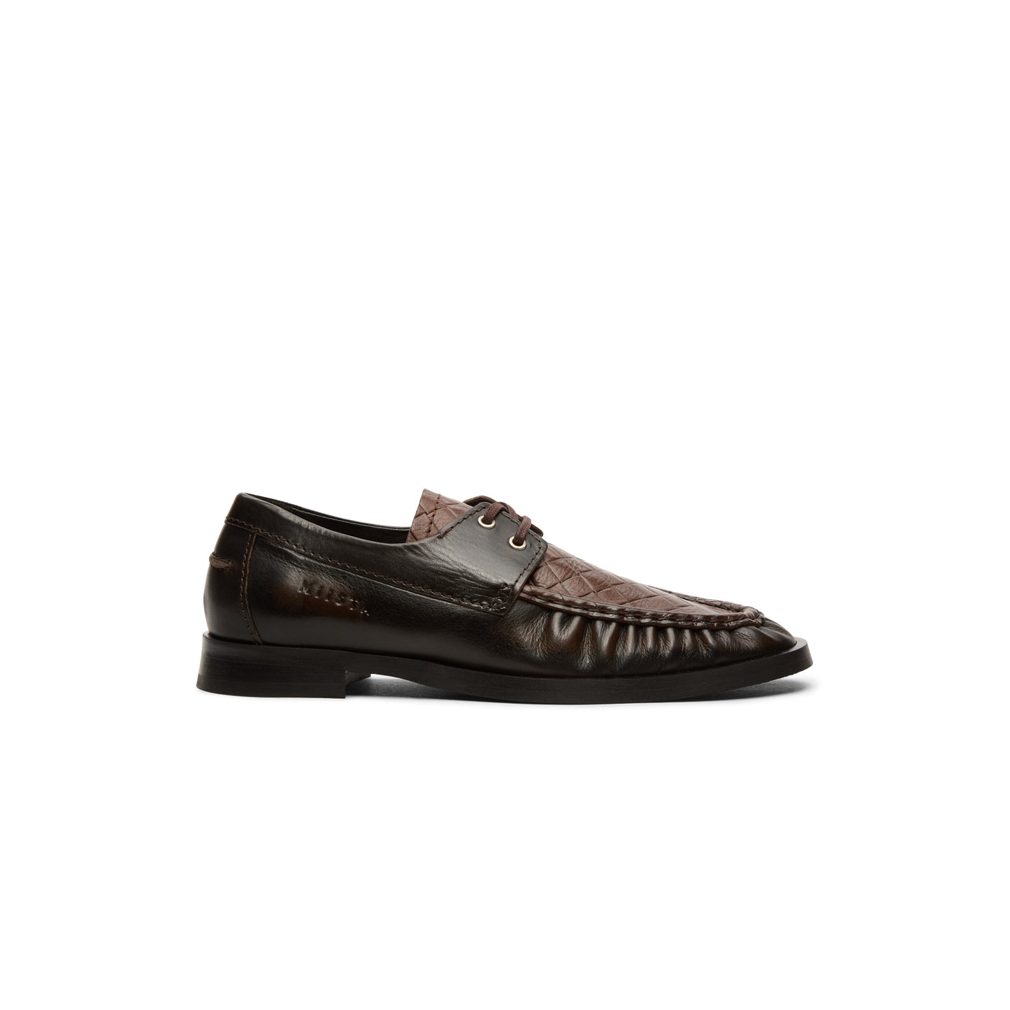 Miista Edelira Brown Derby Loafers (Brown)