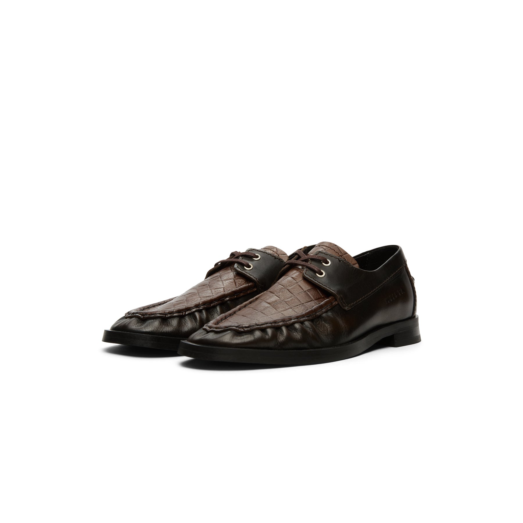 Miista Edelira Brown Derby Loafers (Brown)
