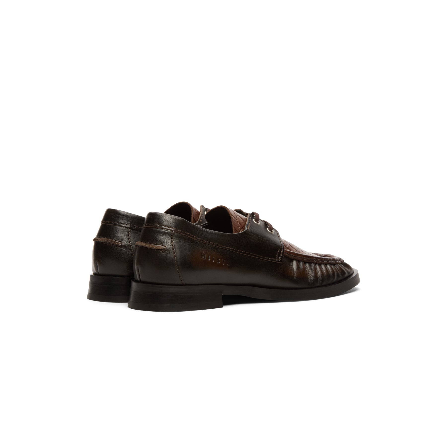 Miista Edelira Brown Derby Loafers (Brown)
