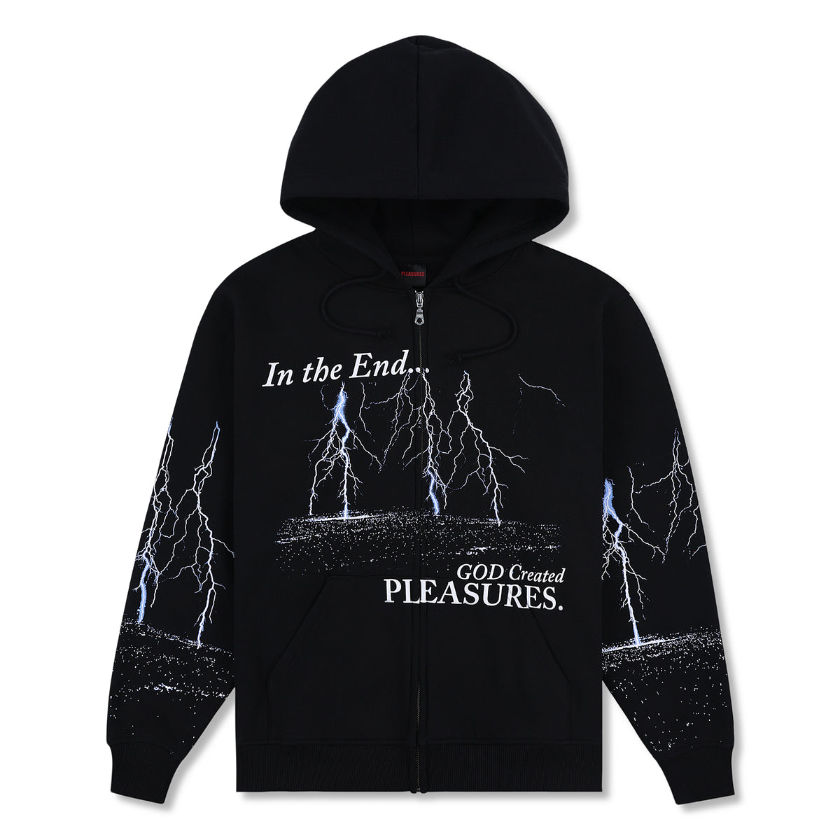 Pleasures End Times Zip Hoodie (Black)
