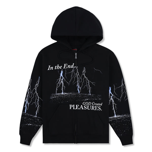 Pleasures End Times Zip Hoodie (Black) – CNCPTS