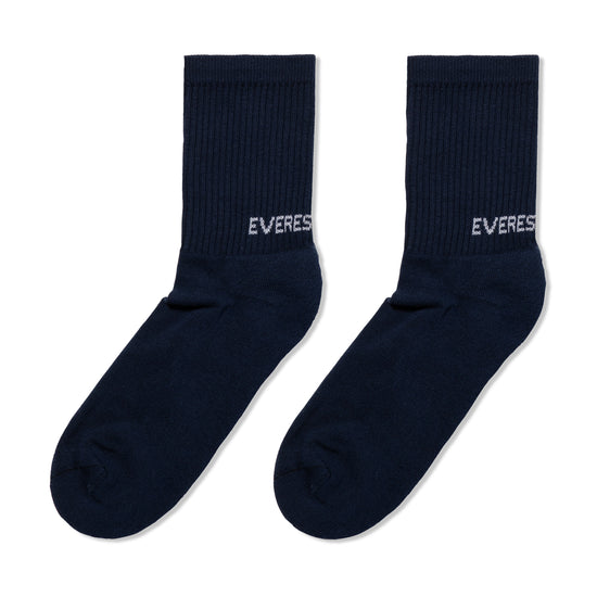 Everest Isles Crew Socks (Midnight Navy)