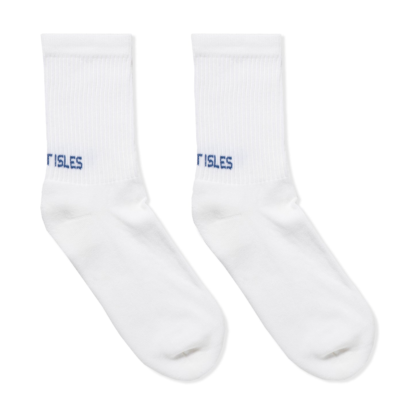 Everst Isles Crew Socks (White)