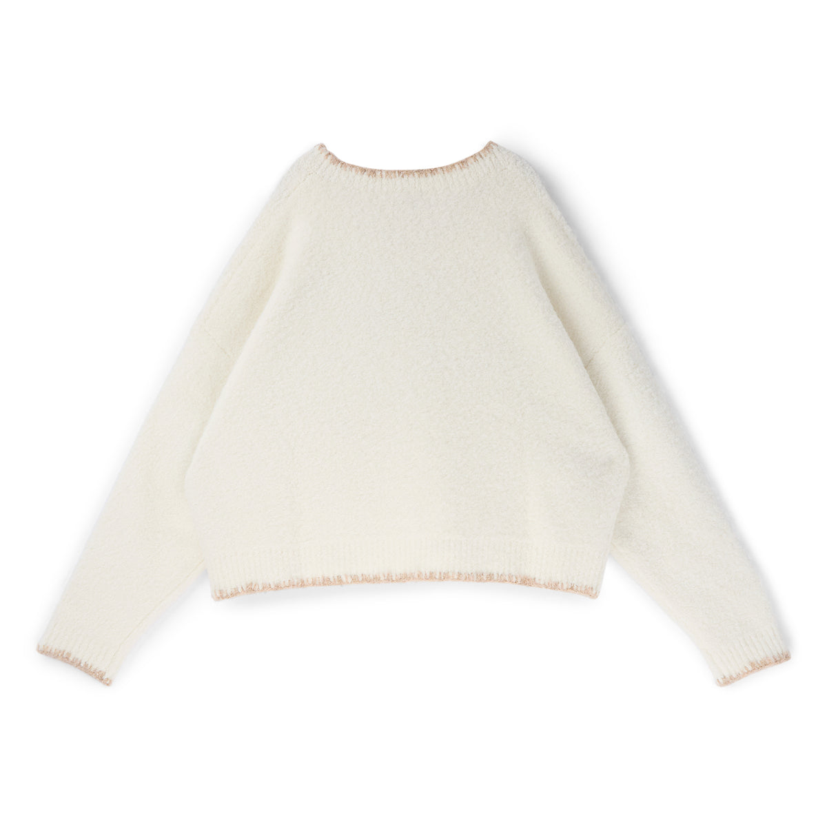 Danielle Guizio Guizio Heart Sweater (White)