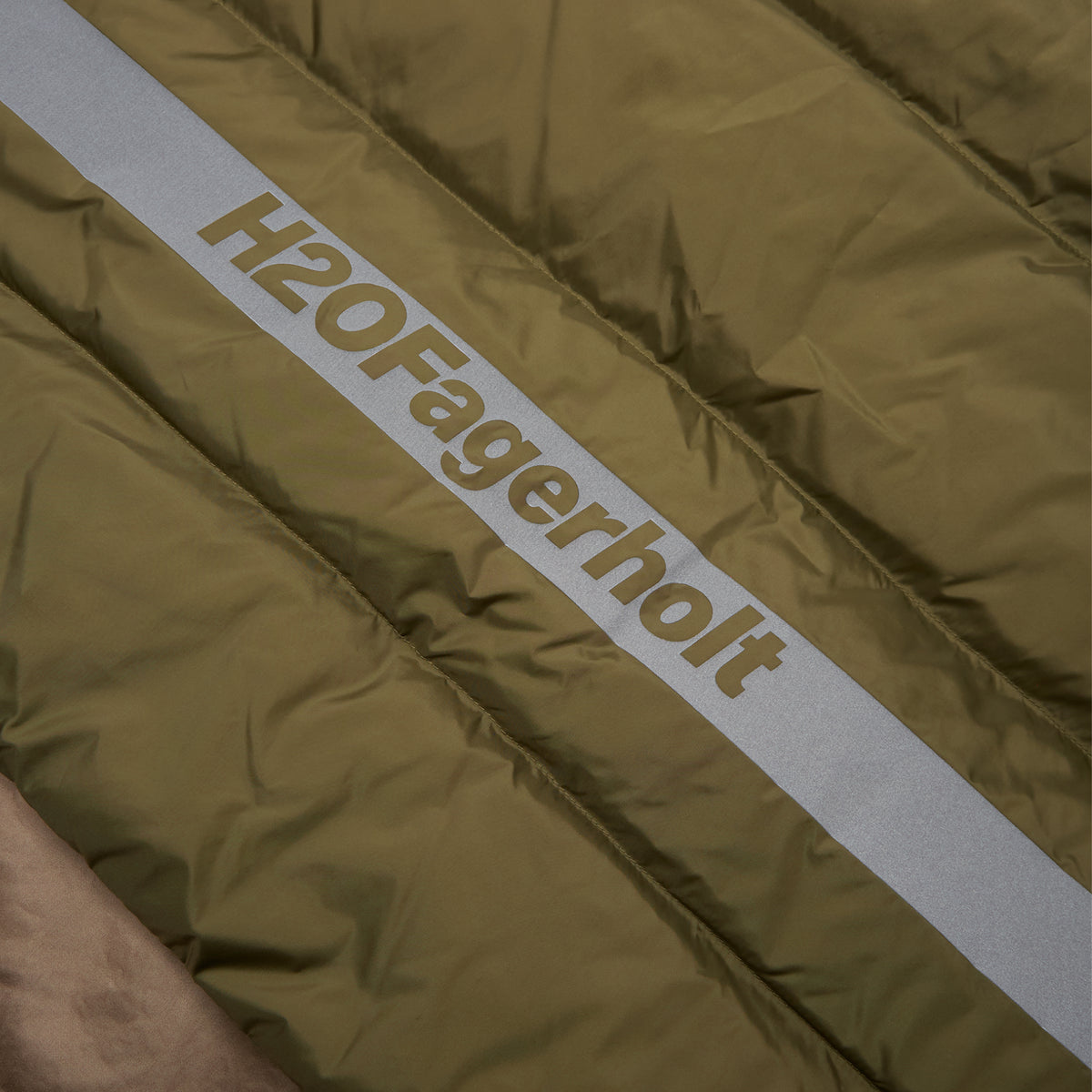 H2OFagerholt Sherlock Coat (Sand/Dark green moss)
