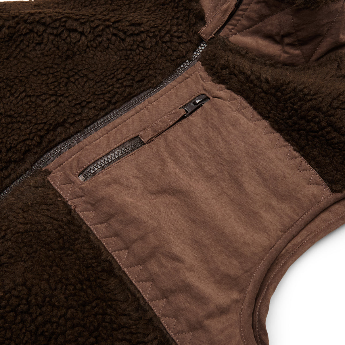 CARNAN Fleece Vest (Brown)