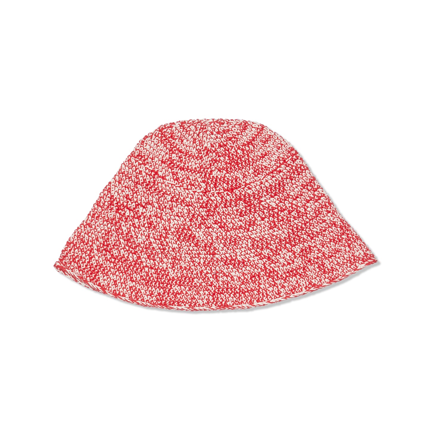 GANNI Cotton Crochet Bucket Hat (Egret)