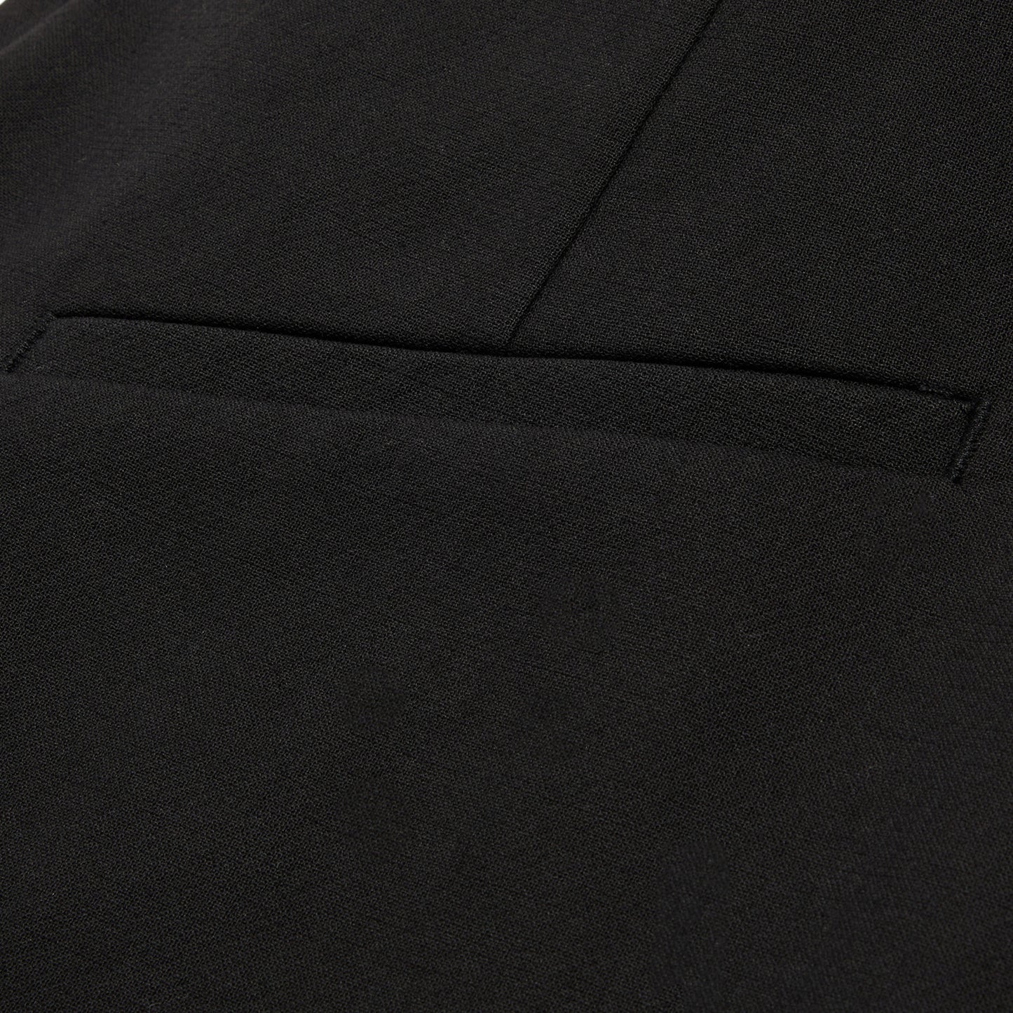 GANNI Cotton Suiting Cropped Wide Pants (Black)