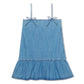 GANNI Tint Denim Strap Dress (Tint Wash)