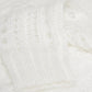 GANNI Mohair Lace Polo (Bright White)
